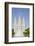 Fountain with Salt Lake Temple, Temple Square, Salt Lake City, Utah-Michael DeFreitas-Framed Photographic Print