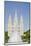 Fountain with Salt Lake Temple, Temple Square, Salt Lake City, Utah-Michael DeFreitas-Mounted Photographic Print