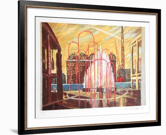 Fountain-Lloyd Lozes Goff-Framed Limited Edition