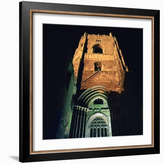 Fountains Abbey, Illuminated, 12th Century-CM Dixon-Framed Photographic Print