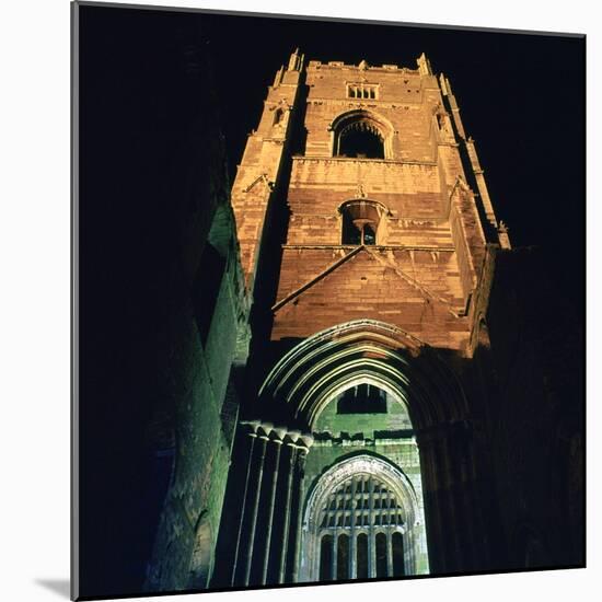 Fountains Abbey, Illuminated, 12th Century-CM Dixon-Mounted Photographic Print