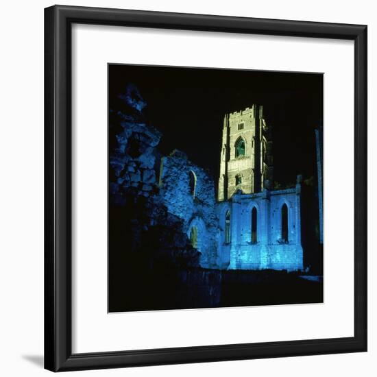 Fountains Abbey, Illuminated, 12th Century-CM Dixon-Framed Photographic Print