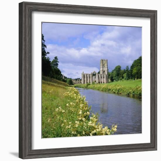 Fountains Abbey, North Yorkshire, England, UK, Europe-Roy Rainford-Framed Photographic Print