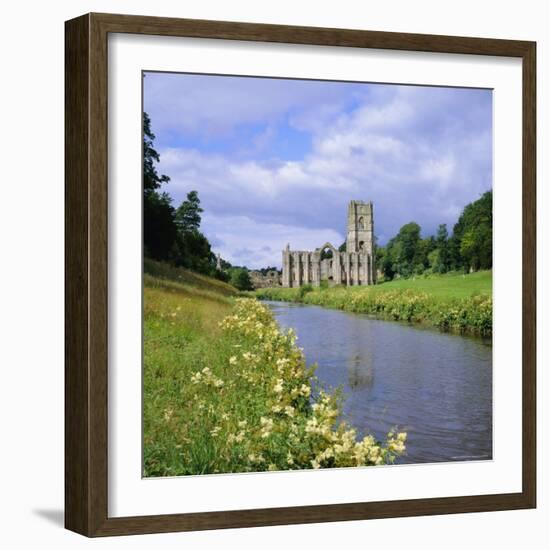 Fountains Abbey, North Yorkshire, England, UK, Europe-Roy Rainford-Framed Photographic Print