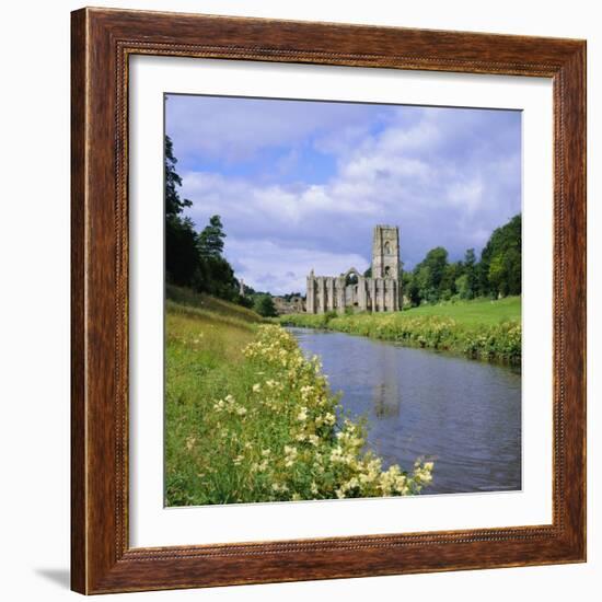 Fountains Abbey, North Yorkshire, England, UK, Europe-Roy Rainford-Framed Photographic Print