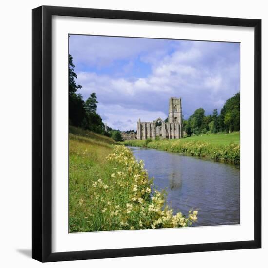 Fountains Abbey, North Yorkshire, England, UK, Europe-Roy Rainford-Framed Photographic Print