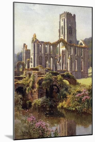 Fountains Abbey-Ernest W Haslehust-Mounted Art Print