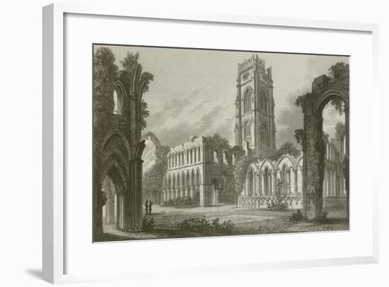 Fountains Abbey-null-Framed Giclee Print