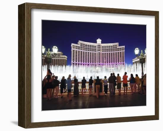 Fountains of Bellagio, Bellagio Resort and Casino, Las Vegas, Nevada, USA, North America-Gavin Hellier-Framed Photographic Print