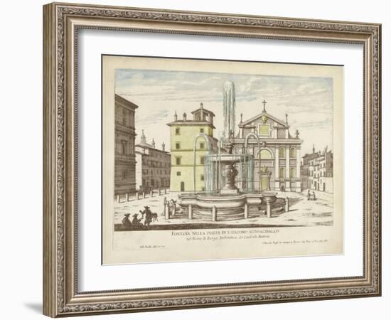 Fountains of Rome I-Vision Studio-Framed Art Print