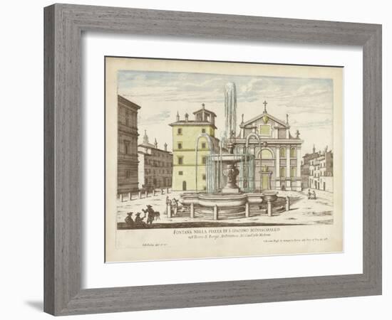 Fountains of Rome I-Vision Studio-Framed Art Print