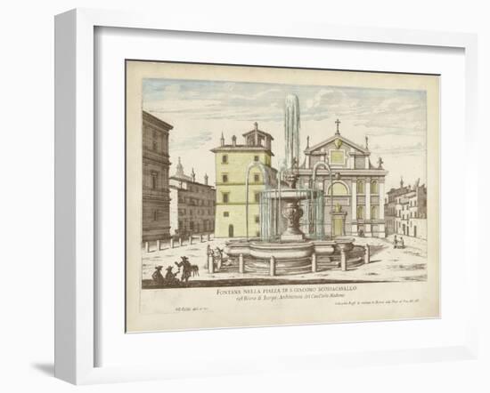 Fountains of Rome I-Vision Studio-Framed Art Print