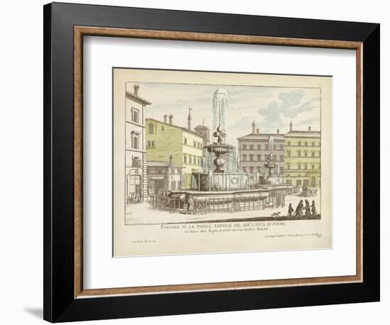 Fountains of Rome IV-Vision Studio-Framed Art Print