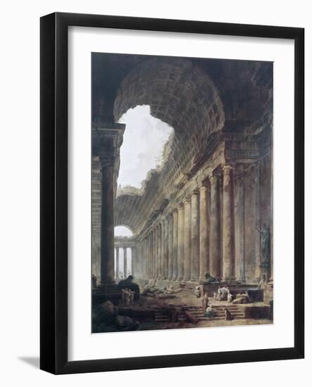 Fountains-Hubert Robert-Framed Giclee Print