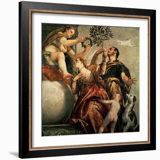 Four Allegories of Love: Happy Union, Ca. 1570-Paolo Veronese-Framed Giclee Print