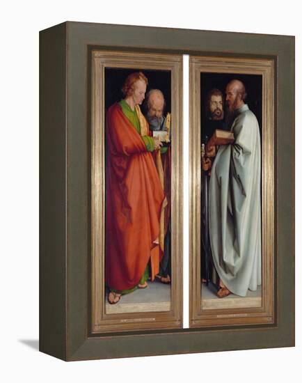 Four Apostles, 1526-Albrecht Dürer-Framed Premier Image Canvas