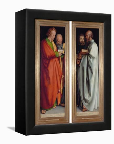 Four Apostles, 1526-Albrecht Dürer-Framed Premier Image Canvas