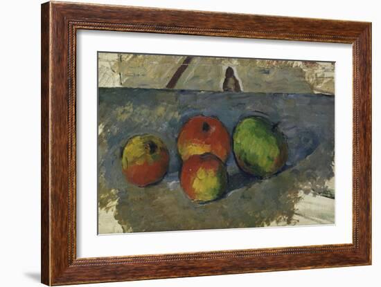 Four Apples, circa 1879-82-Paul Cézanne-Framed Giclee Print