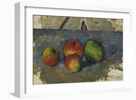 Four Apples, circa 1879-82-Paul Cézanne-Framed Giclee Print