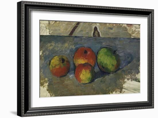 Four Apples, circa 1879-82-Paul Cézanne-Framed Giclee Print