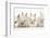 Four Baby Lionhead Cross Lop Bunnies in a Row-Mark Taylor-Framed Photographic Print