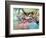 Four Ballerinas on the Stage-Edgar Degas-Framed Premium Giclee Print