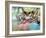 Four Ballerinas on the Stage-Edgar Degas-Framed Giclee Print