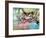 Four Ballerinas on the Stage-Edgar Degas-Framed Giclee Print