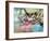 Four Ballerinas on the Stage-Edgar Degas-Framed Giclee Print