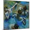 Four Ballerinas Straightening Up in the Wings-Edgar Degas-Mounted Giclee Print