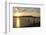 Four Bears Bridge Stretches across the Missouri River, North Dakota-Angel Wynn-Framed Photographic Print
