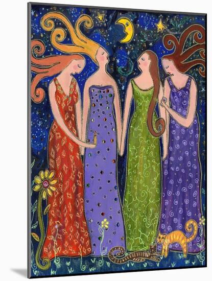 Four Big Diva Friends-Wyanne-Mounted Giclee Print