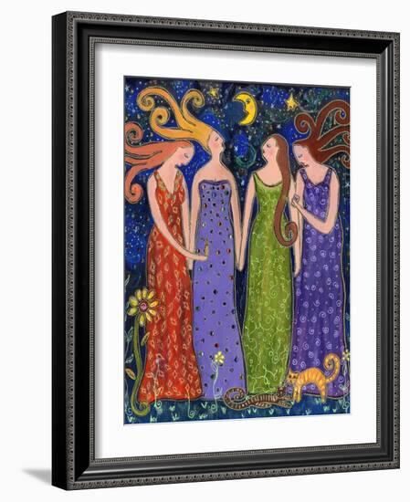 Four Big Diva Friends-Wyanne-Framed Giclee Print