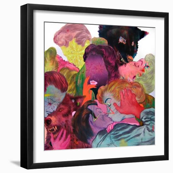 Four Boys and Five Girls-Shark Toof-Framed Premium Giclee Print