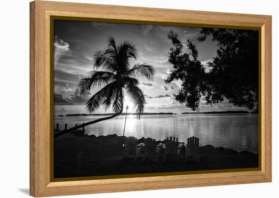 Four Chairs at Sunset - Florida-Philippe Hugonnard-Framed Premier Image Canvas