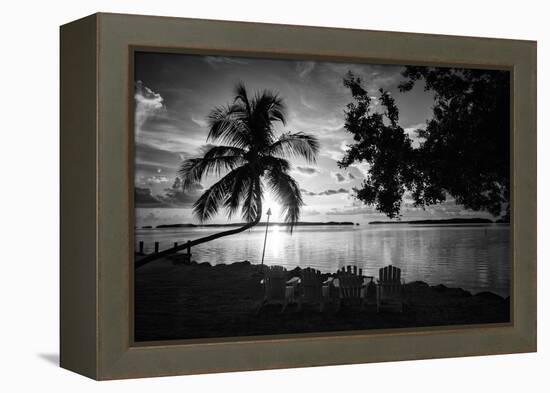 Four Chairs at Sunset - Florida-Philippe Hugonnard-Framed Premier Image Canvas