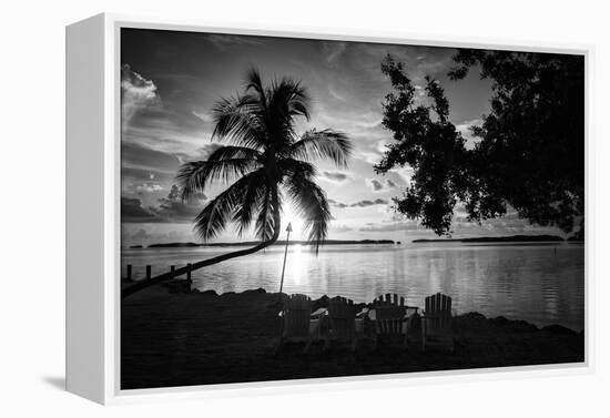 Four Chairs at Sunset - Florida-Philippe Hugonnard-Framed Premier Image Canvas