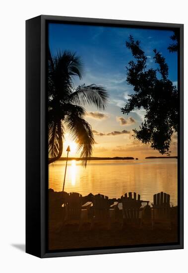 Four Chairs at Sunset - Florida-Philippe Hugonnard-Framed Premier Image Canvas