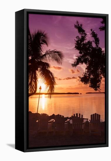 Four Chairs at Sunset - Florida-Philippe Hugonnard-Framed Premier Image Canvas