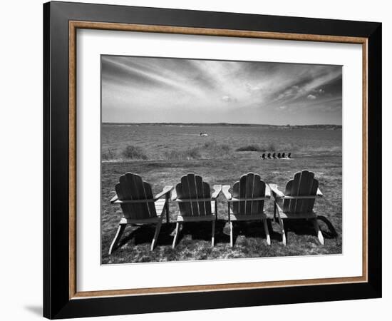 Four Chairs, Newport, Rhode Island 03-Monte Nagler-Framed Photographic Print