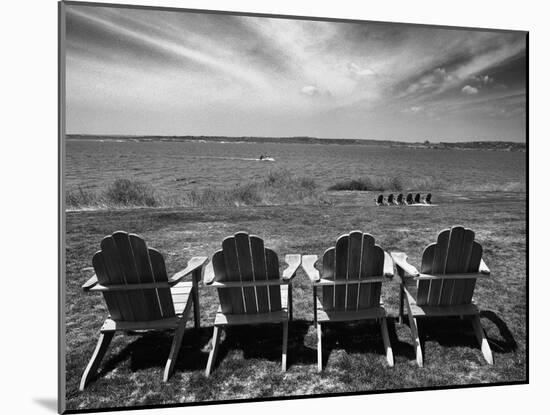 Four Chairs, Newport, Rhode Island 03-Monte Nagler-Mounted Photographic Print