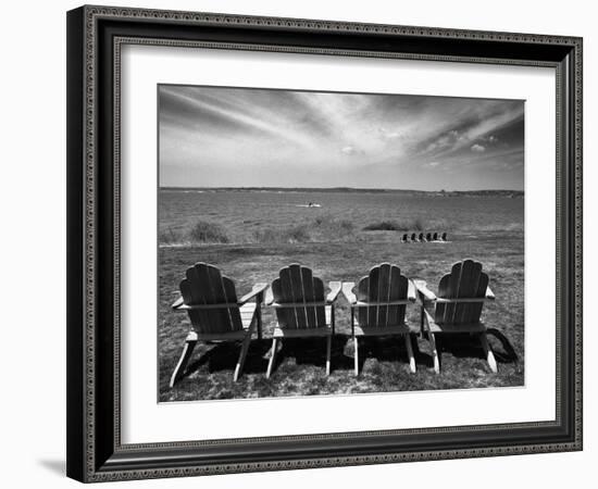 Four Chairs, Newport, Rhode Island 03-Monte Nagler-Framed Photographic Print
