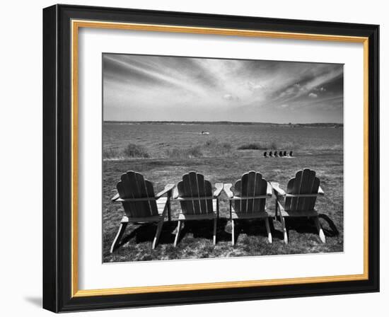 Four Chairs, Newport, Rhode Island 03-Monte Nagler-Framed Photographic Print