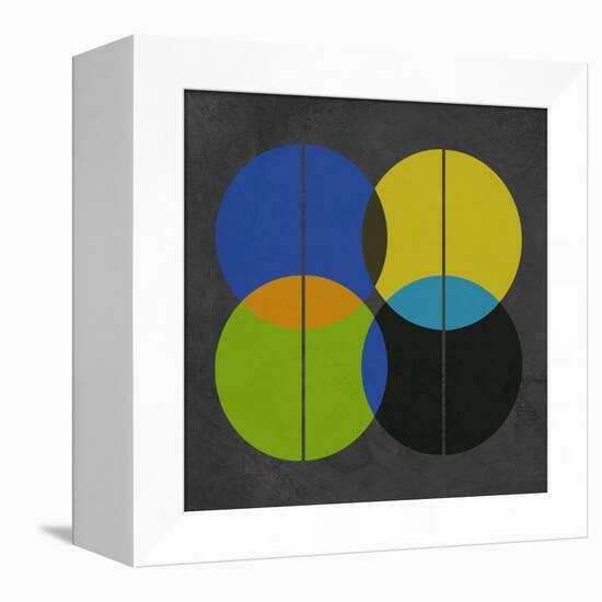 Four Circles III-Eline Isaksen-Framed Stretched Canvas