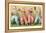 Four Clowns with Concertinas-null-Framed Stretched Canvas