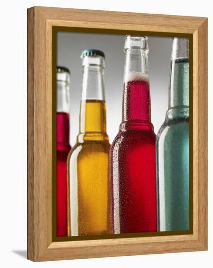 Four Cool Bottles of Alcopops-Steve Lupton-Framed Premier Image Canvas