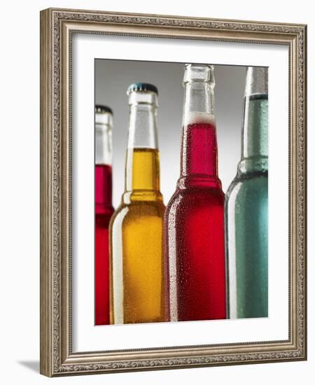 Four Cool Bottles of Alcopops-Steve Lupton-Framed Photographic Print