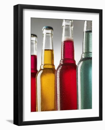 Four Cool Bottles of Alcopops-Steve Lupton-Framed Photographic Print