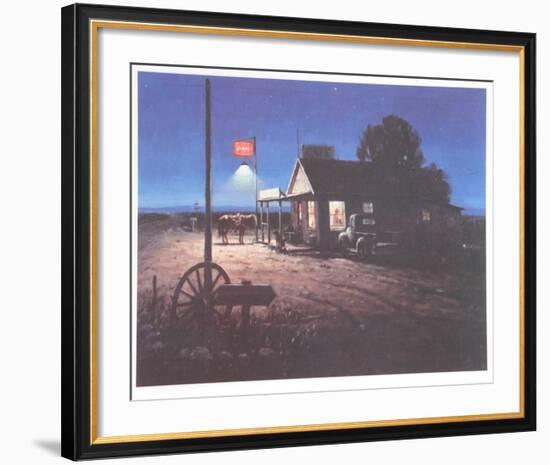 Four Corners Cafe-Duane Bryers-Framed Limited Edition