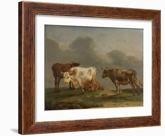 Four Cows in a Meadow-Paulus Potter-Framed Art Print